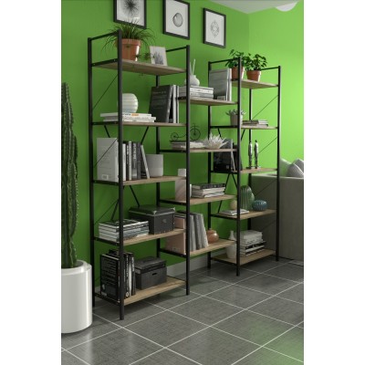 Çoklu Kitaplık 3'lü Set Raflık Maxi