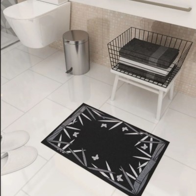 banyo paspası duş kapıönü paspası mikrofiber çok emici klozet önü kaymaz paspas 40x60 cm